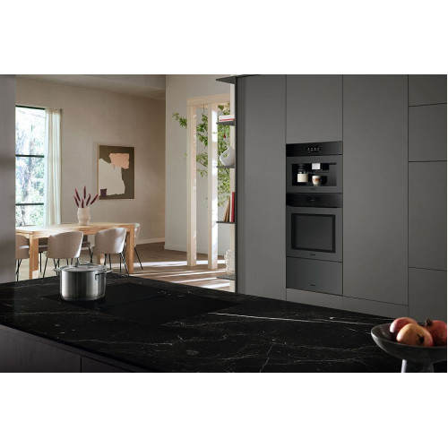 Индукционная стеклокерамич. панель с вытяжкой Miele KMDA7876FL-U 125 Gala Ed