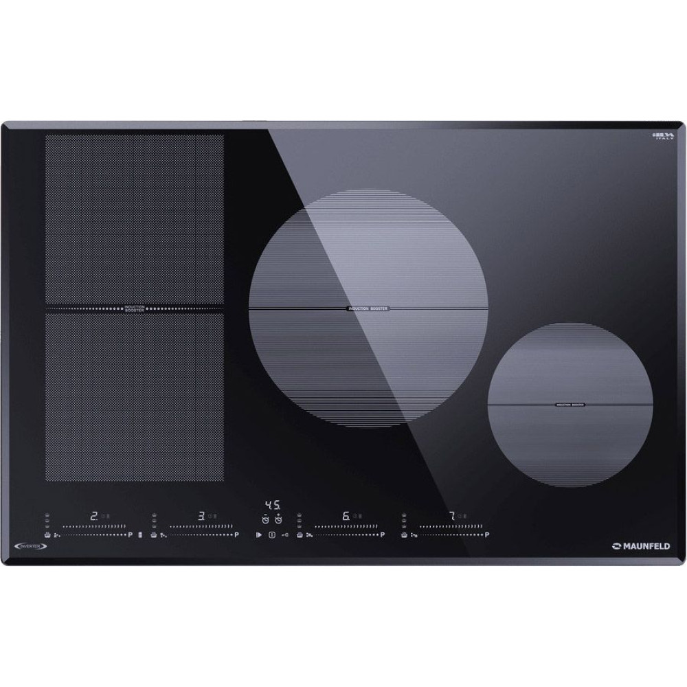 Индукционная стеклокерамич. панель MAUNFELD CVI804SFBK LUX Inverter