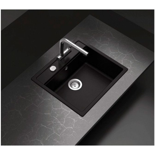 Мойка SCHOCK Vero 60 (N-100) Cristadur 570x510 серебристый камень