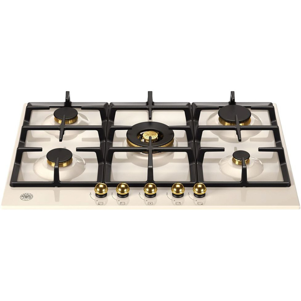 Газовая панель Bertazzoni P755CHERAG Слоновая кость, золотой