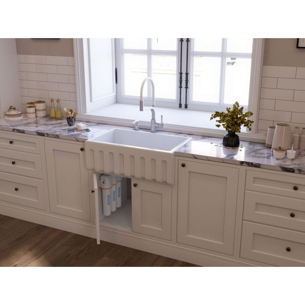 Мойка Omoikiri Mikura 76-OL Natceramic/olive