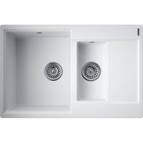 Мойка Daisen 78-2T-WH Tetogranit/белый(арт.4993530)