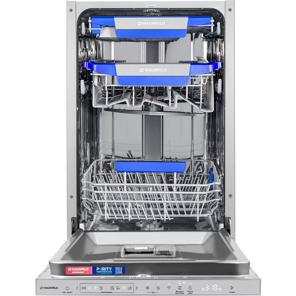 Посудомоечная машина MAUNFELD MLP45330T Smart Beam Inverter Wi-Fi