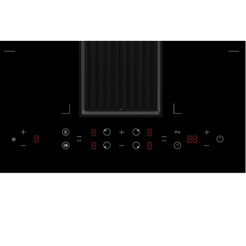 Варочная панель с интегрированной вытяжкой Korting HIBH 68980 NB