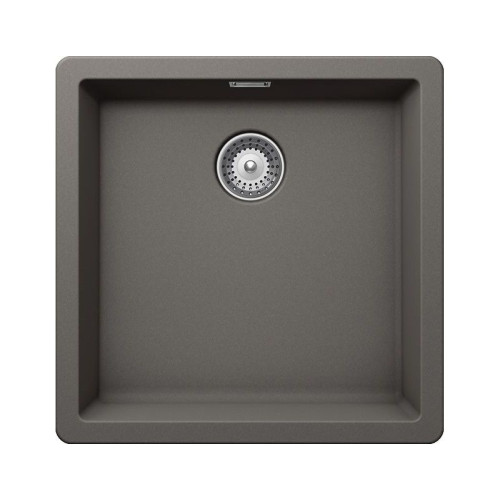 Мойка SCHOCK Greenwich 50 Cristadur 456х456 (подстольный монтаж) серебристый камень