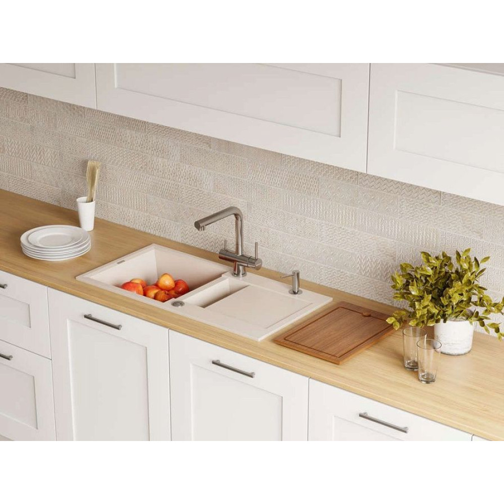 Кухонная мойка OMOIKIRI Sakaime 86-2-WH(арт.4993129)