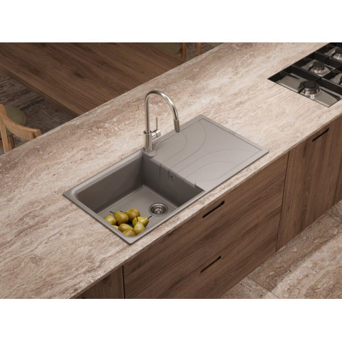 Мойка Omoikiri Yasugata 100-WH Tetogranit/белый