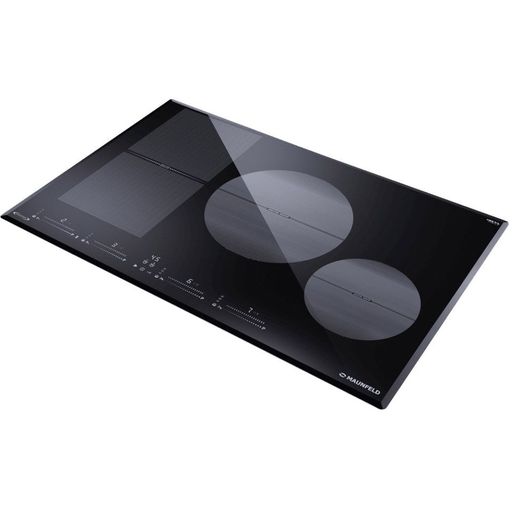 Индукционная стеклокерамич. панель MAUNFELD CVI804SFBK LUX Inverter