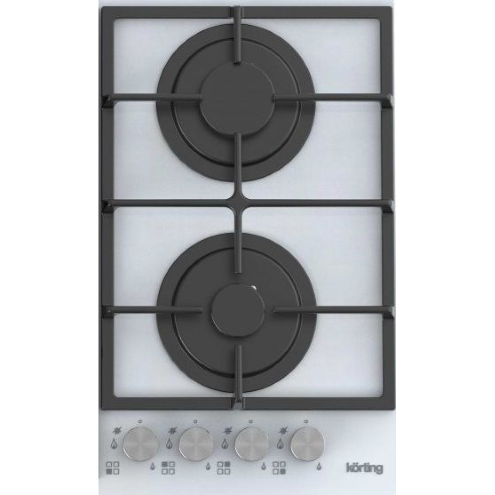 Газовая стеклянная варочная панель Korting HGG 6734 CTW