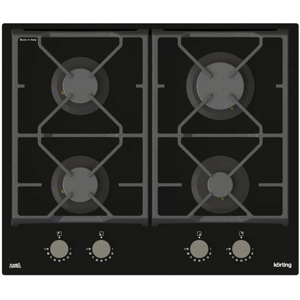 Газовая стеклянная варочная панель Korting HGG 6985 CN FLC