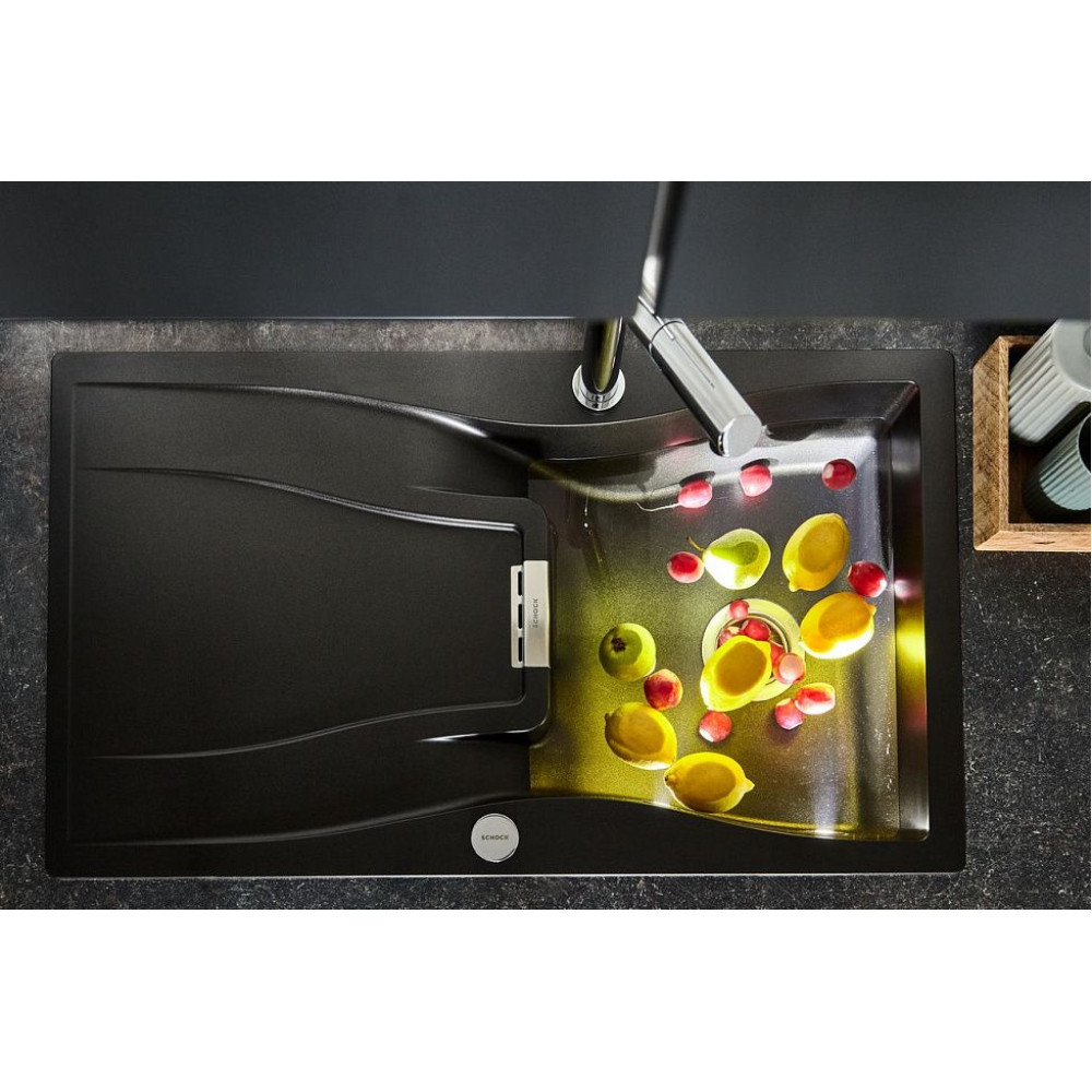 Мойка SCHOCK Waterfall 45D (D-100) Cristadur 860х500 поларис