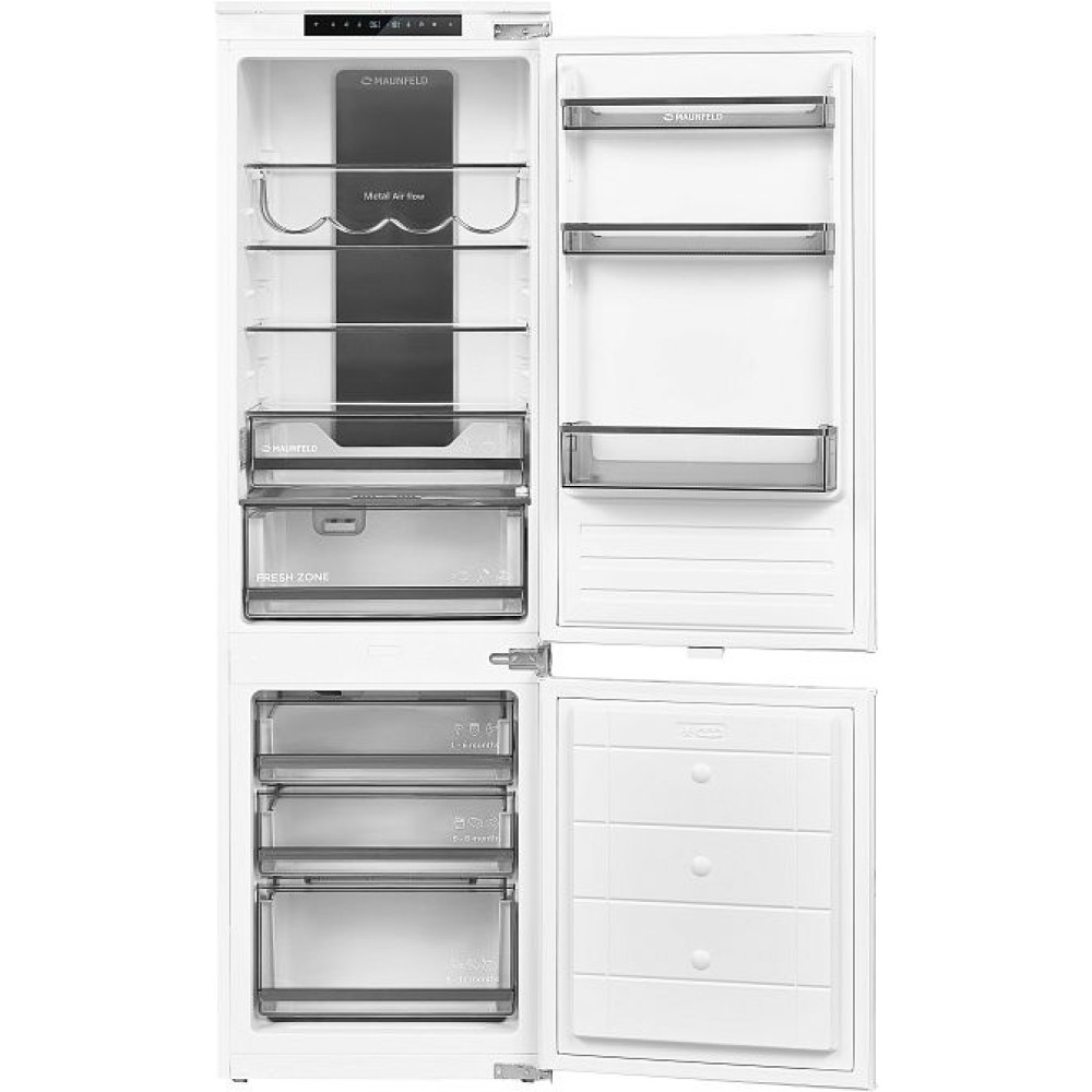 Холодильник MAUNFELD MBF17754NFWHGR LUX Inverter
