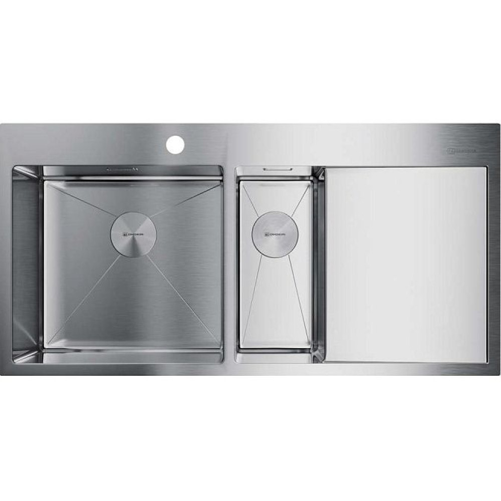 Мойка Akisame 100-2-IN-L нерж.сталь/нержавеющая сталь(арт4973544).