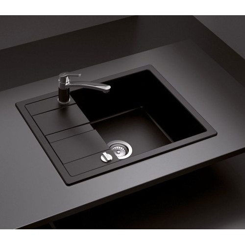 Мойка SCHOCK Optima 45D Cristalite неро