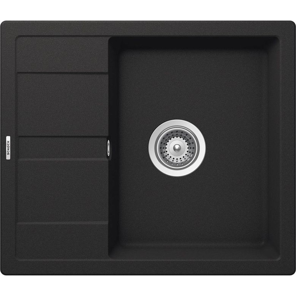 Мойка SCHOCK Optima 45D Cristalite 580х500 оникс