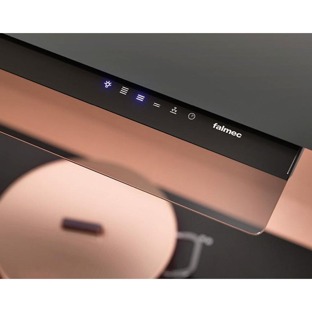 Встраиваемая вытяжка Falmec VIRGOLA TOUCH BLACK 90