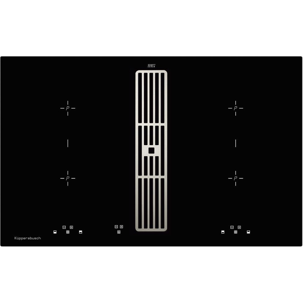 Индукционная стеклокерамич. панель Kuppersbusch KMI 8500.0 SR Stainless Steel