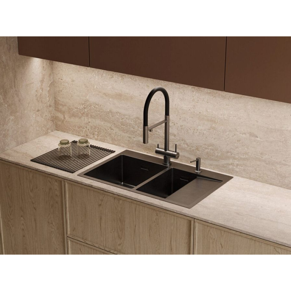 Смеситель OMOIKIRI Kanto-GM-BL латунь/вороненая сталь/черный (4994605)