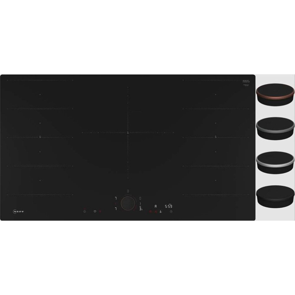 Индукционная стеклокерамич. панель Neff T69PYV4C0 (шайба flex design)