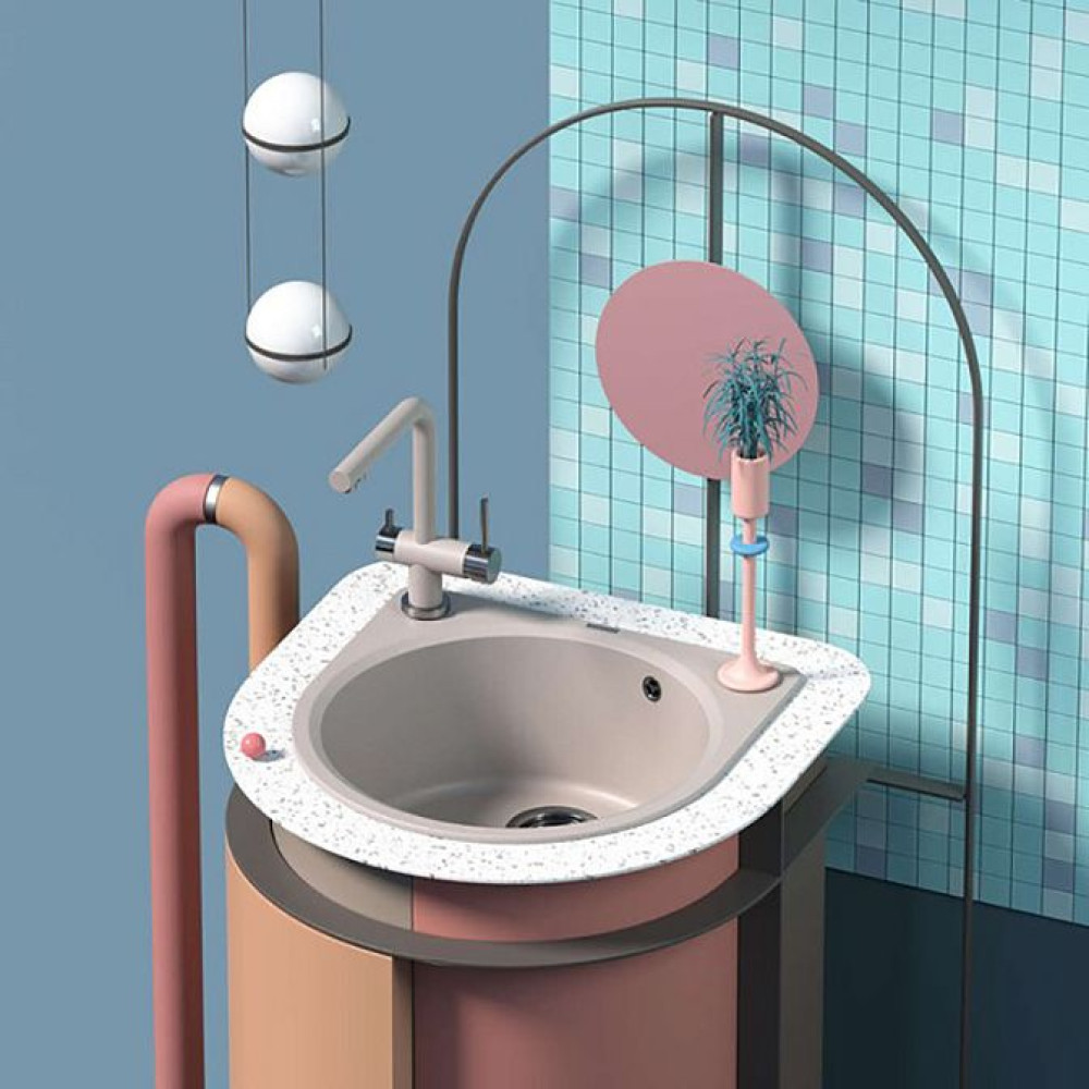 Мойка Akegata 51-PA Artgranit/пастила(арт.4993754)