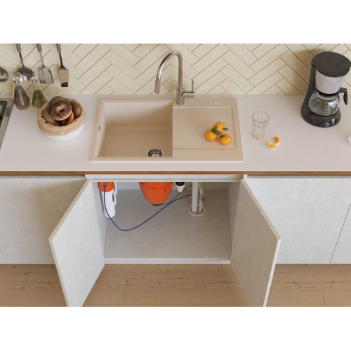 Мойка Omoikiri Sakaime 78-LB-WH Tetogranit/белый(арт.4993903)