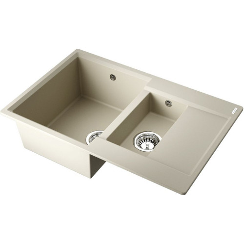 Мойка Daisen 78-2T-BE Tetogranit/ваниль(арт.4993529)