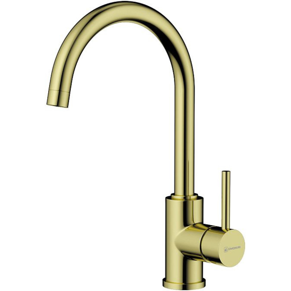 Смеситель Omoikiri Shinagawa-LG латунь/светлое золото