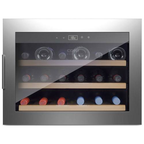 Встраиваемый винный шкаф CASO WineSafe 18 EB Inox