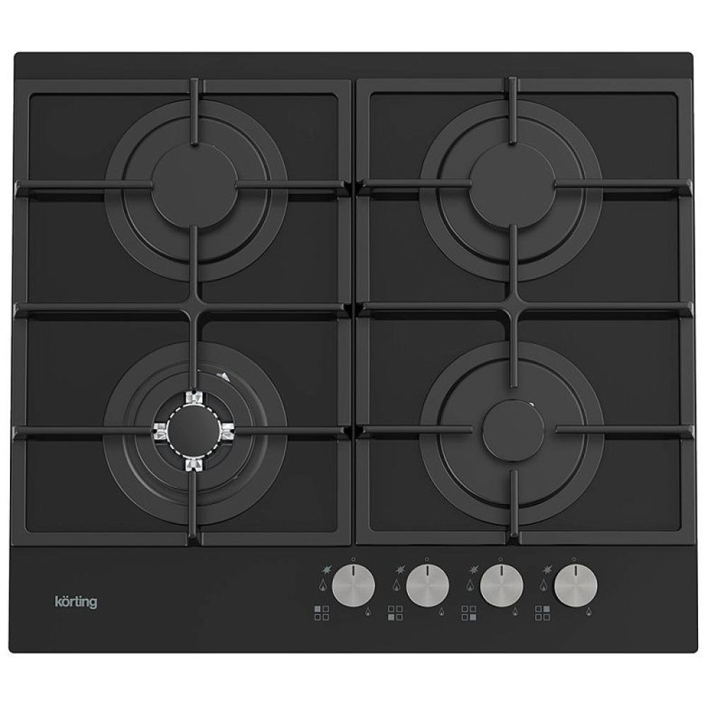 Газовая стеклянная варочная панель Korting HGG 6722 CTN
