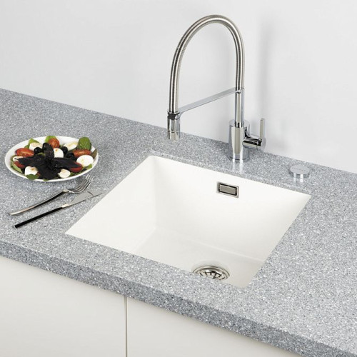 Мойка SCHOCK Brooklyn 50 Cristalite оникс (подстольный монтаж)