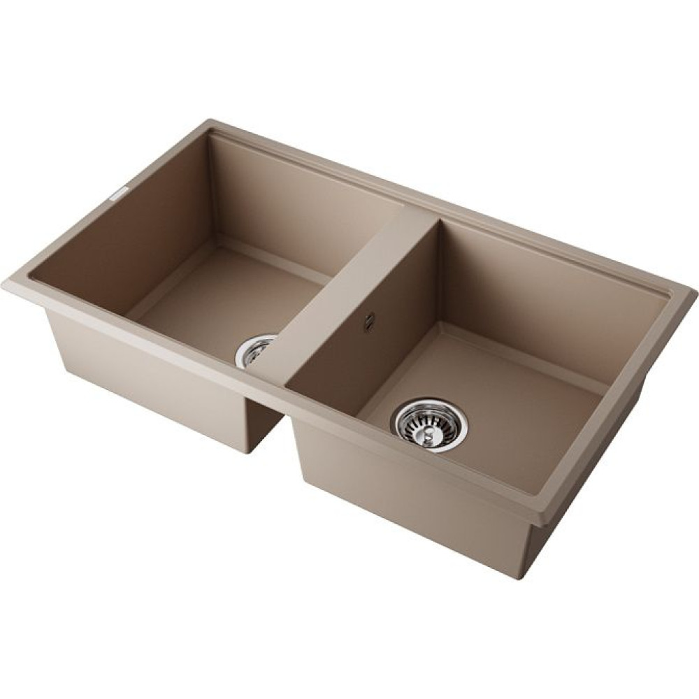 Мойка Omoikiri Tedori 86-2-SA Tetogranit/бежевый