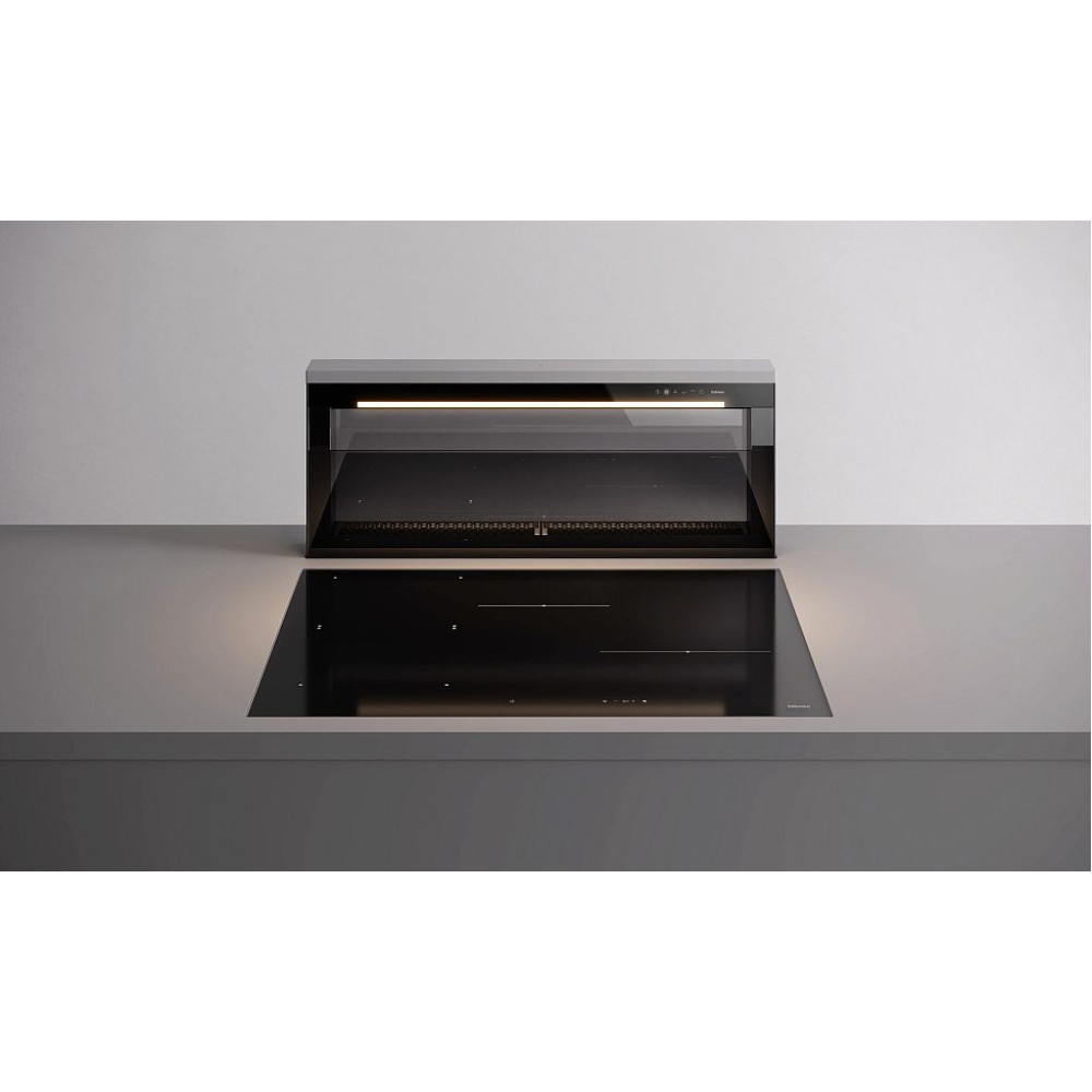 Вытяжка FALMEC LEVEL INVISIBLE VETRO NERO (вытяжка в столешницу, панелируемая)