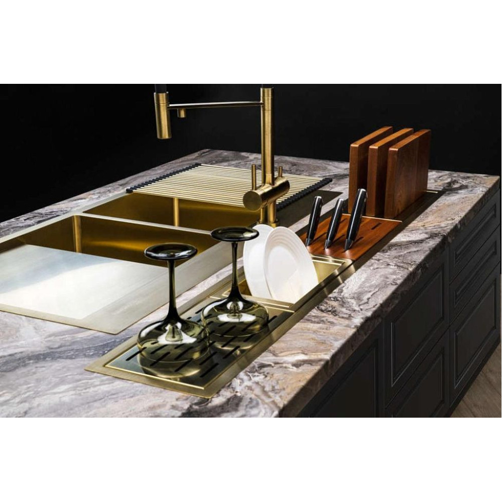 Сушка встраиваемая д/посуды Omoikiri DRY-01-LG нерж.сталь/светлое золото(арт.4999012)