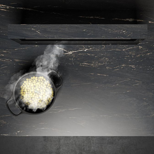 Вытяжка FALMEC LEVEL INVISIBLE VETRO NERO (вытяжка в столешницу, панелируемая)