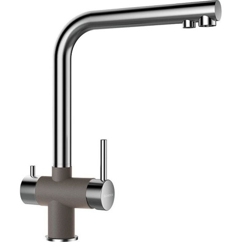 Смеситель SCHOCK Vitus, Cristadur серебристый камень