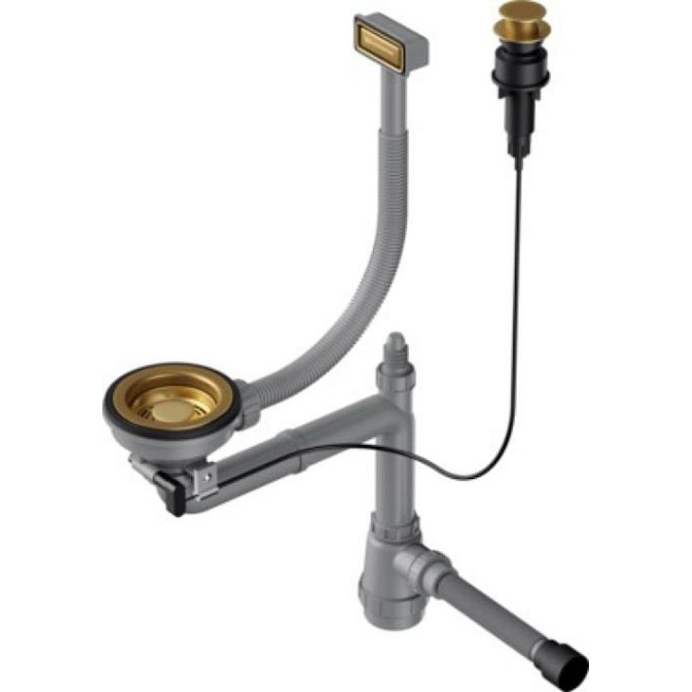 Арматура для одночашевых моек с клапаном-автомат WK-1-AB-A(арт.4956471)