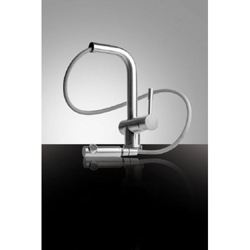 Смеситель OMOIKIRI Koriyama-SB-BN нерж.сталь/нержавеющая сталь (арт.4991006)