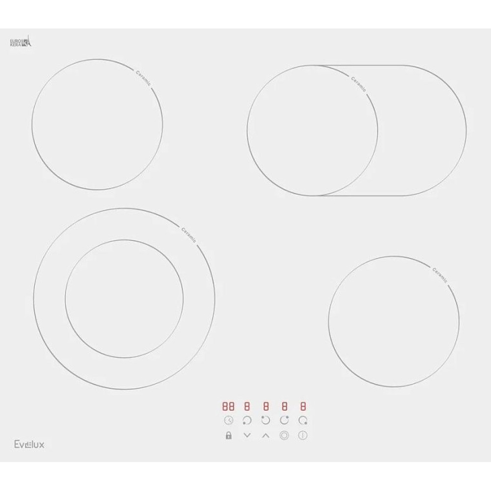 Варочная панель Evelux HEV 642 W