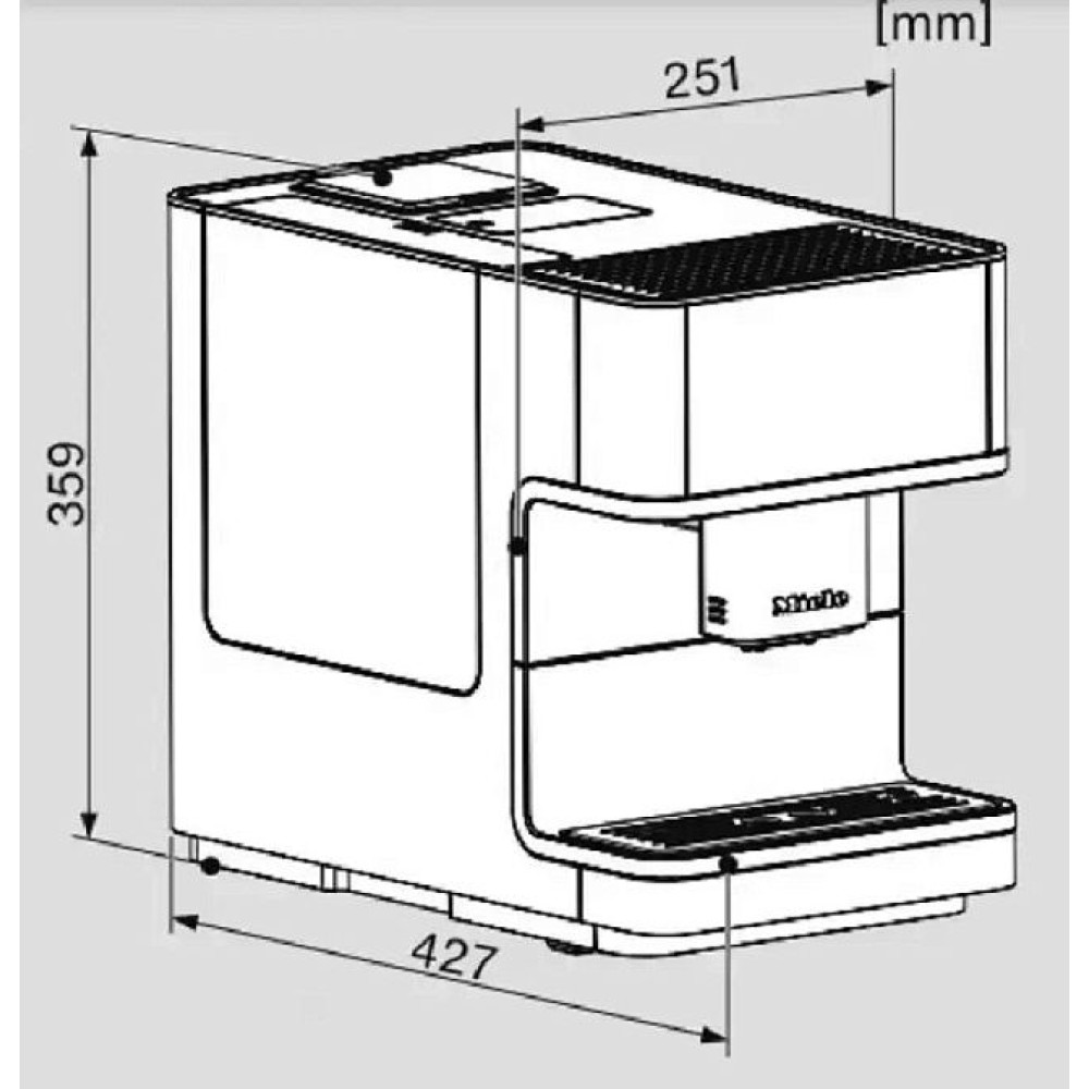 Кофемашина Miele CM 6160 OBSW черный
