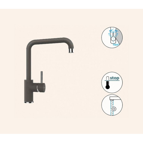 Смеситель SCHOCK Fonos, Cristalite оникс