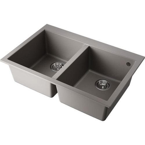 Кухонная мойка OMOIKIRI Bosen 80-2-GR(арт.4993569)