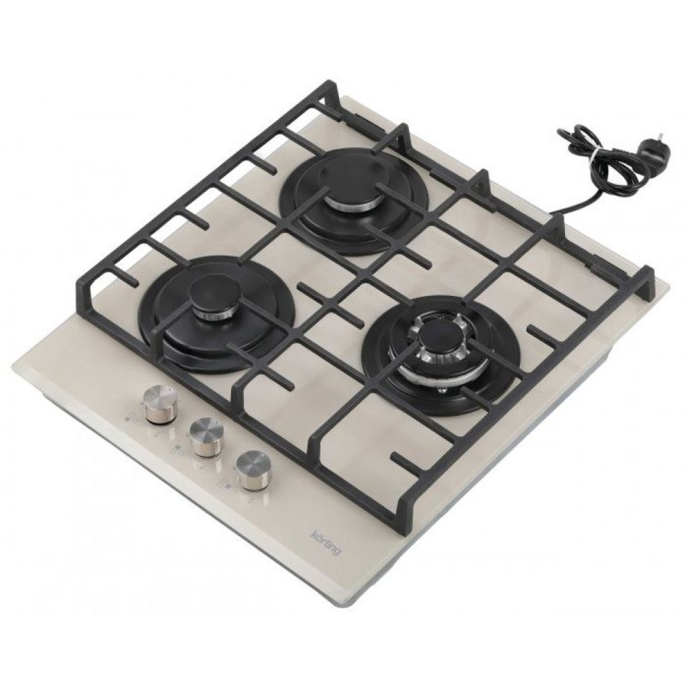 Газовая стеклянная варочная панель Korting HGG 4825 CTB