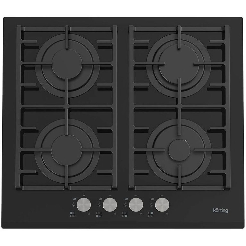 Газовая стеклянная варочная панель Korting HGG 6805 CN