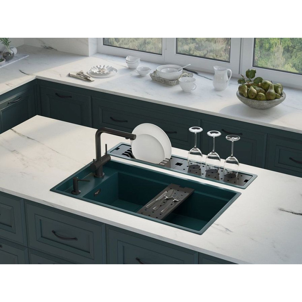 Мойка Kinaru PRO 86-U/I-WH Artceramic/белый(арт.4997026)