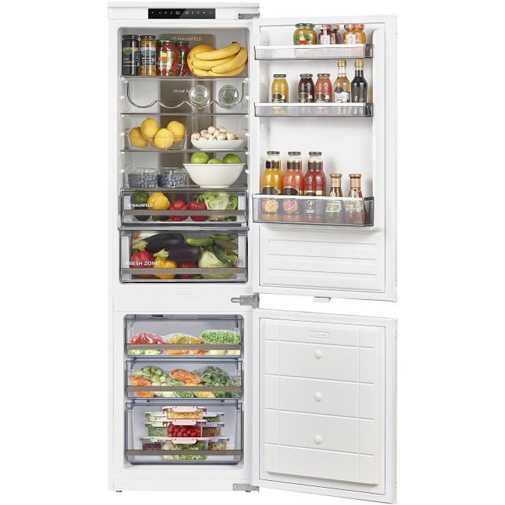 Холодильник MAUNFELD MBF17754NFWHGR LUX Inverter