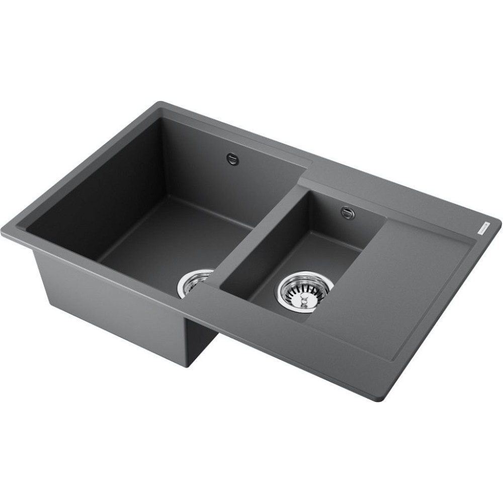 Мойка Daisen 78-2T-PL Tetogranit/платина(арт.4993533)