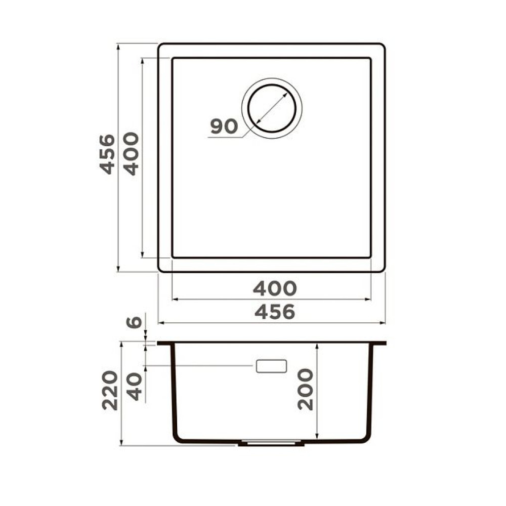 Кухонная мойка OMOIKIRI Yamakawa 45-U/I-GR (арт.4993778)