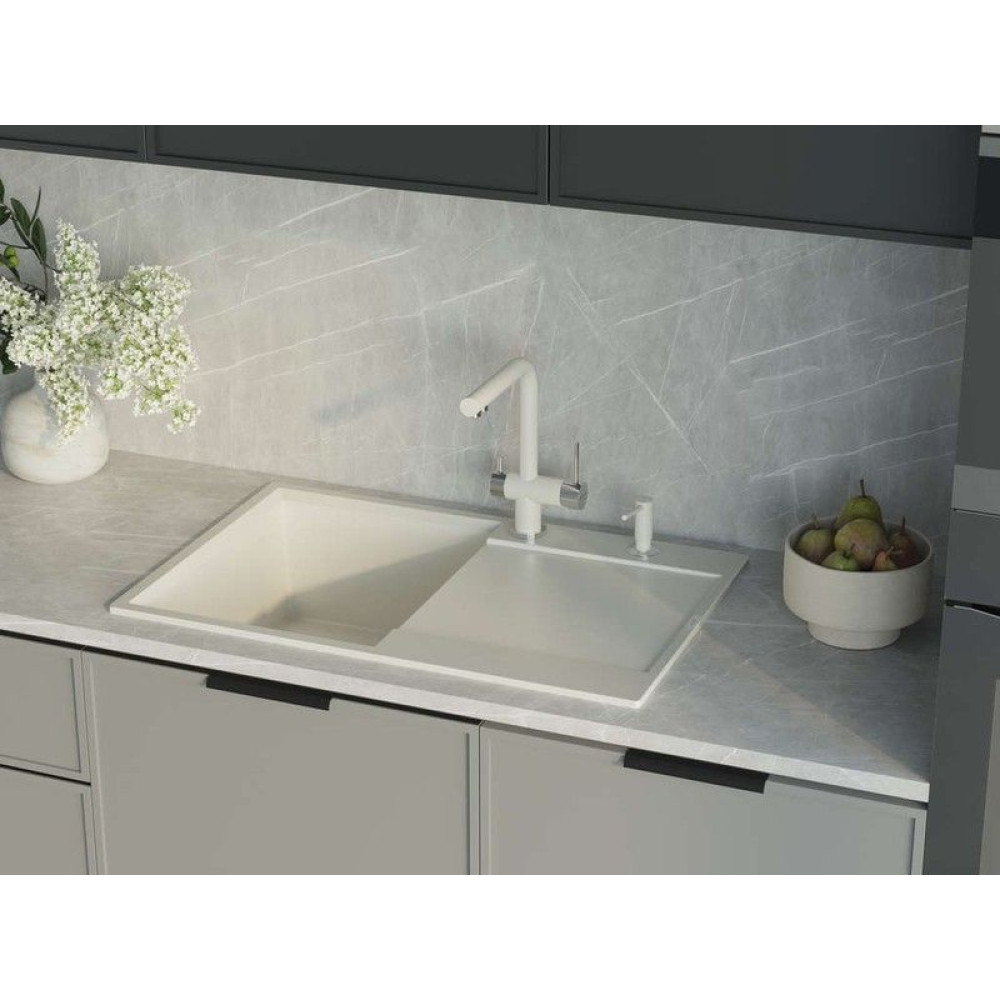 Кухонная мойка OMOIKIRI Daisen 78T-WH(арт.4993522)