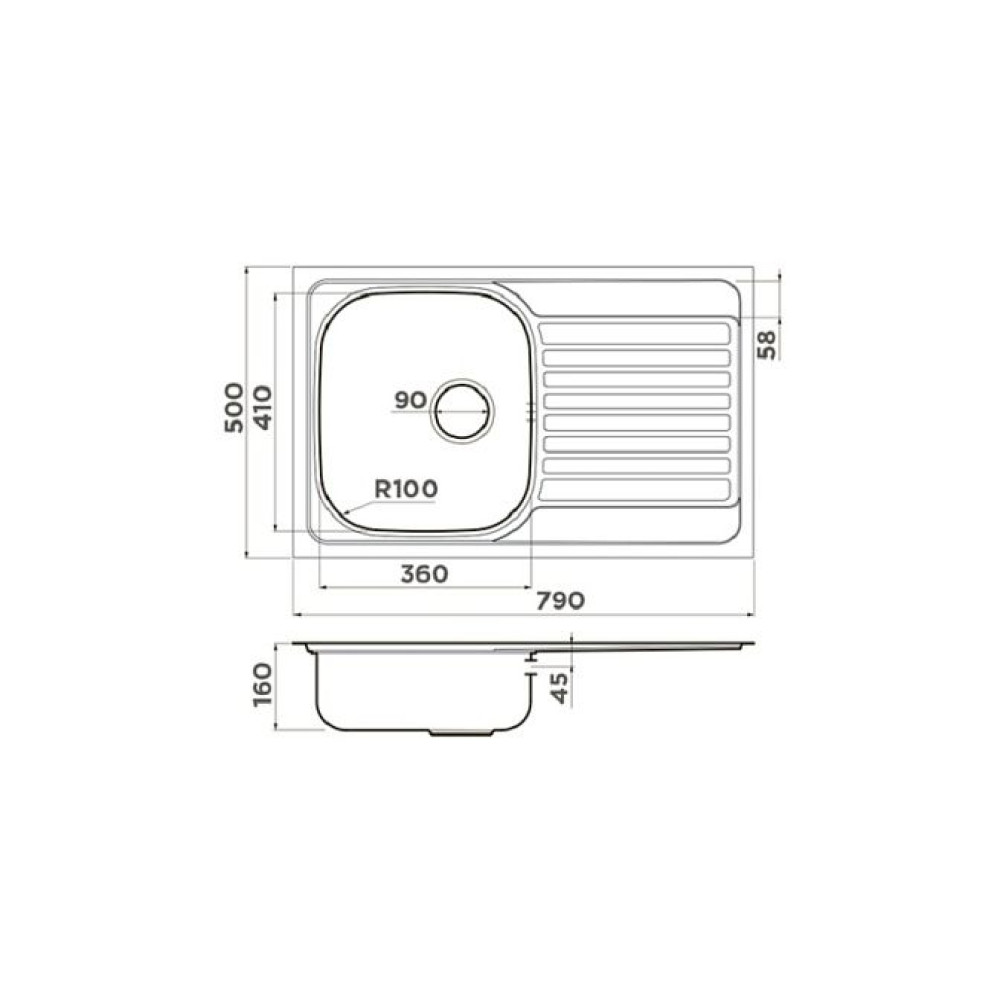 Кухонная мойка OMOIKIRI Kashiogawa 79-IN(арт.4993452)