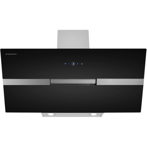 Вытяжка Maunfeld MERSEY 90 нерж/черное стекло